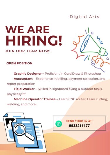 Graphic Designers Wanted