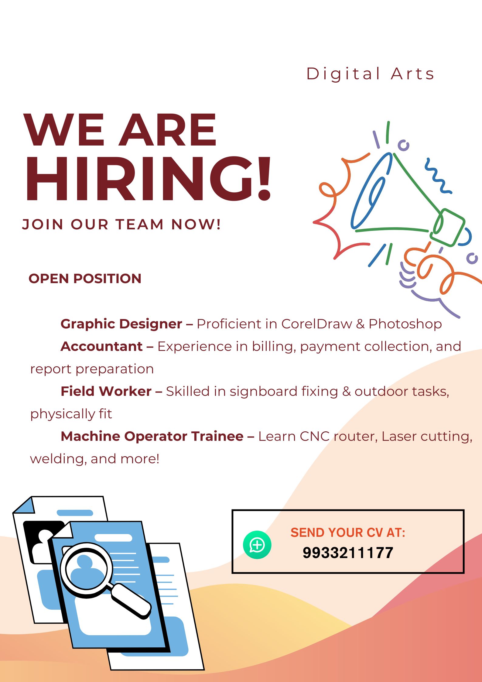 Graphic Designers Wanted