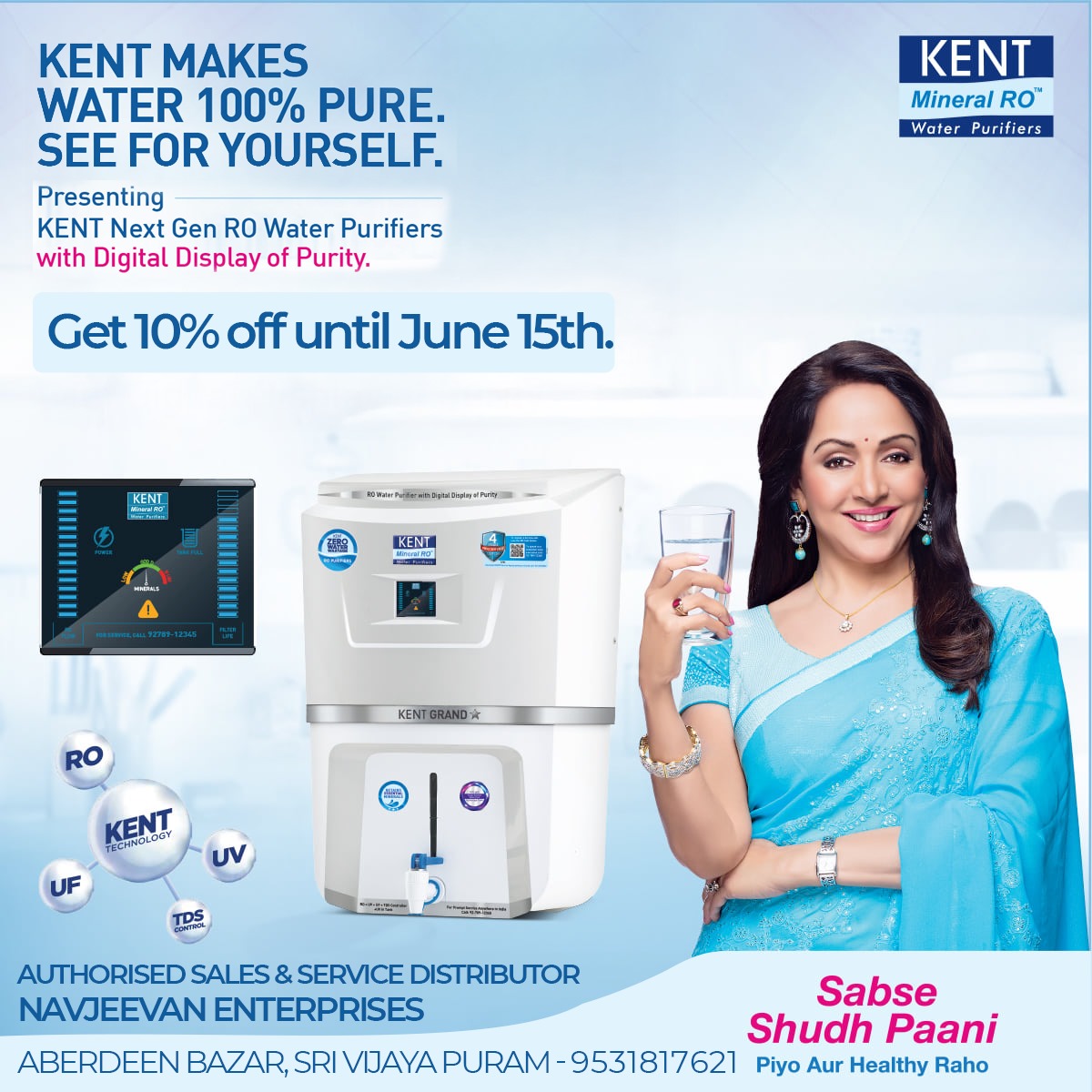 Navjeevan Enterprises – Kent RO & Water Purifier Expert
