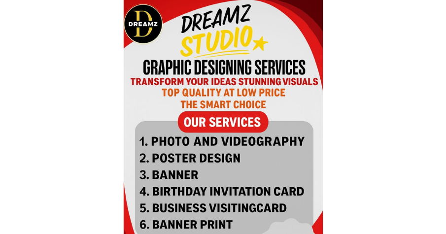 Dreamz Studio – Graphic Designing Services