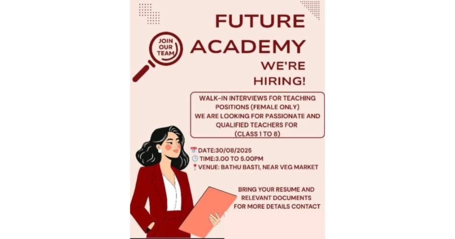 Walk-in Interviews For Teaching Positions