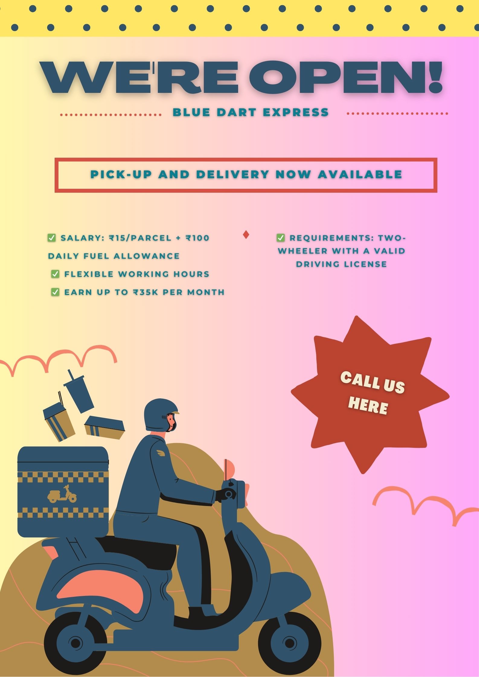 Join Blue Dart Express – Hiring Delivery Staff Now!