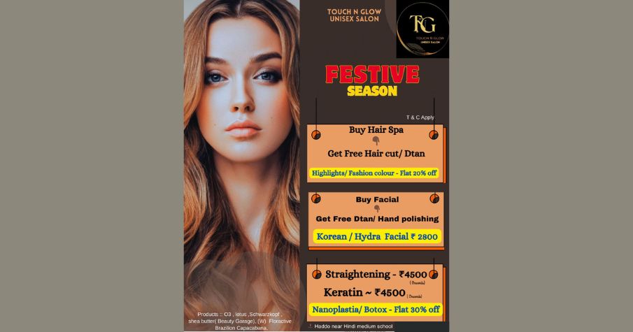 Touch N Glow Unisex Salon