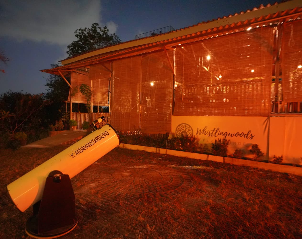 Andaman Stargazing at Whistlingwoods Farmlounge