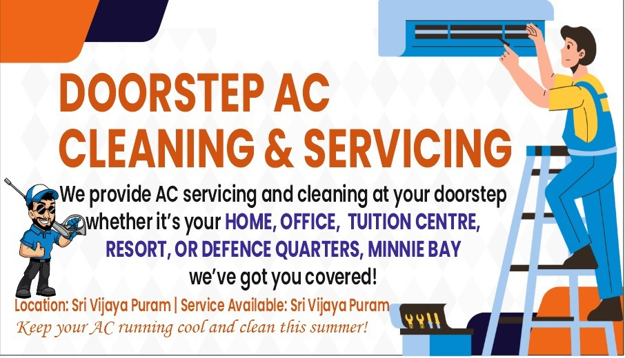Doorstep AC Cleaning & Servicing in Sri Vijaya Puram