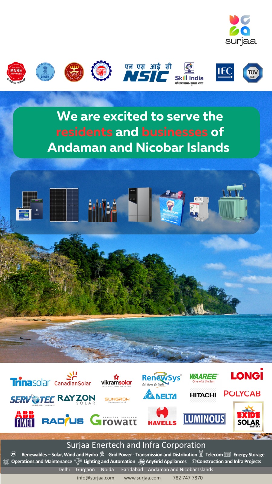 Surjaa Enertech and Infra Corporation