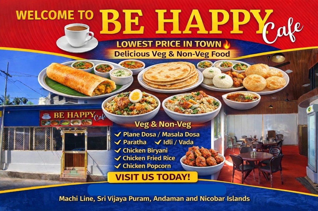 Be Happy Cafe – Lowest Price Veg & Non-Veg Food
