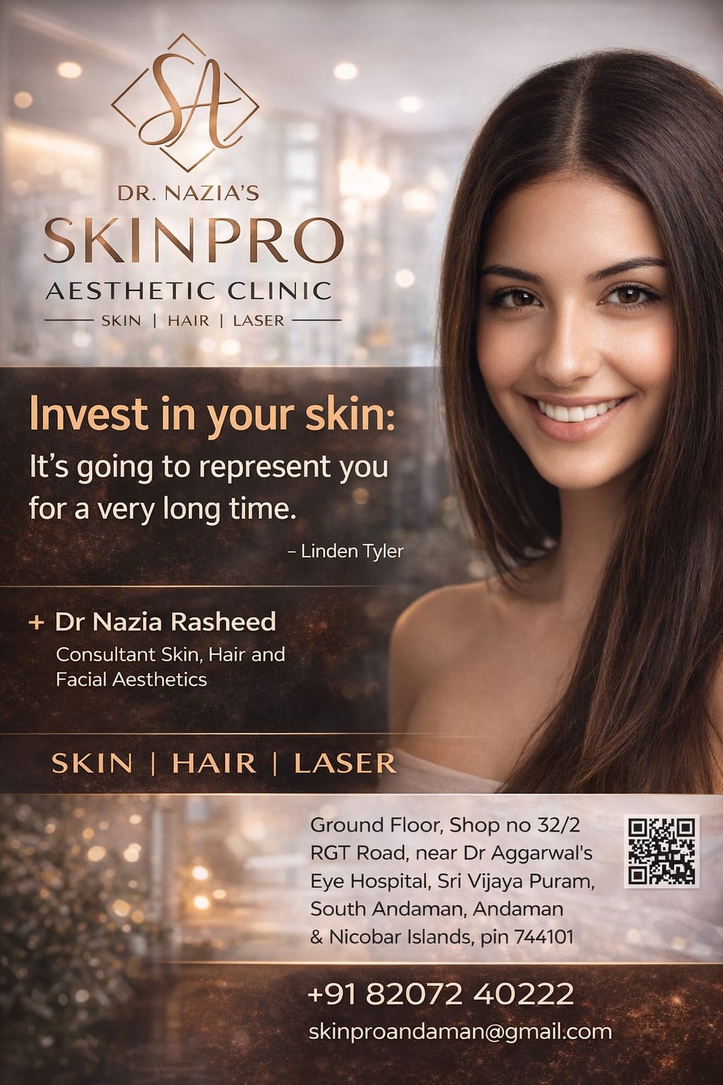 Skin Pro Aesthetic Clinic Port Blair | Dr. Nazia Skin, Hair & Laser Treatments