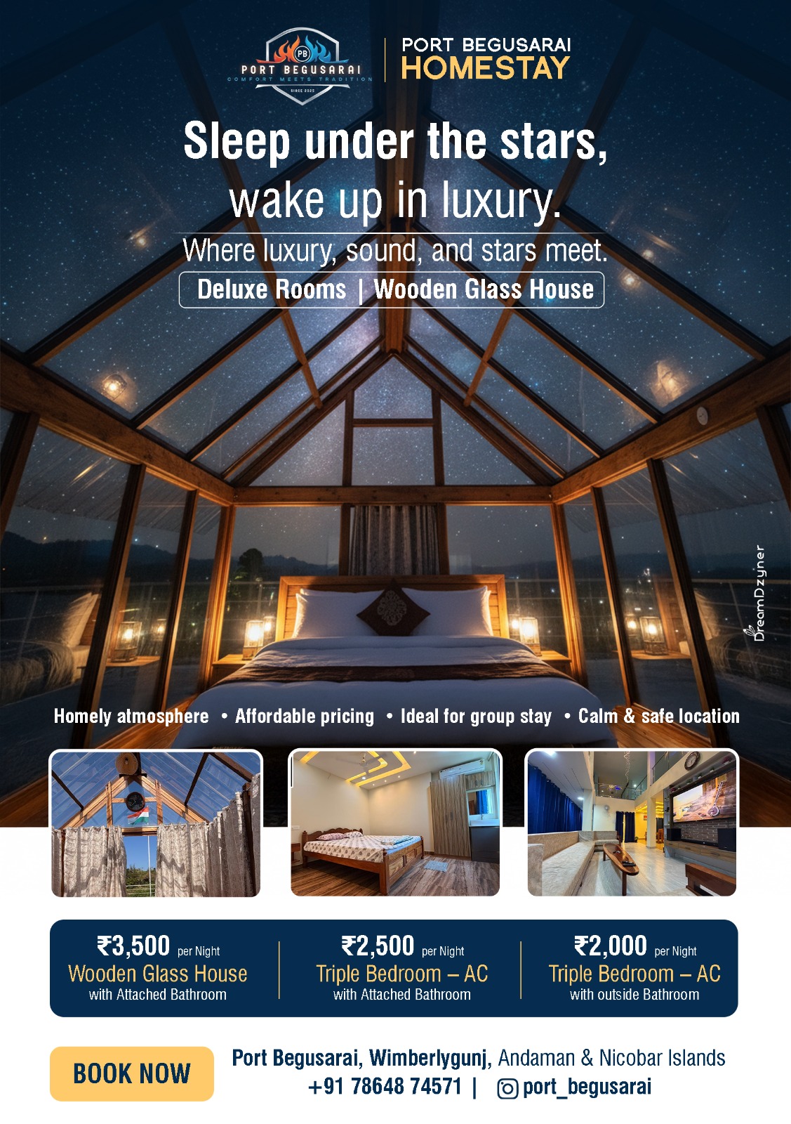 Port Begusarai Homestay in Wimberlygunj