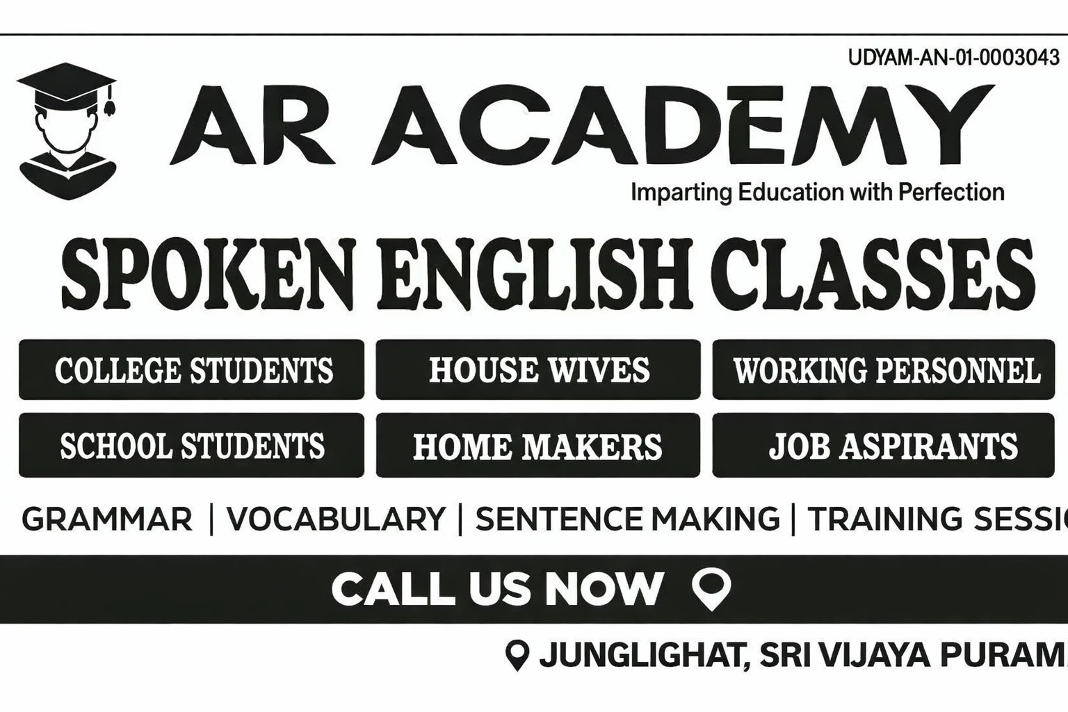 Best Spoken English Classes in Sri Vijaya Puram – AR Academy, Junglighat