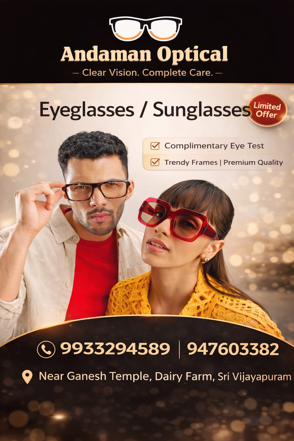 Andaman Optical – Premium Eye Care & Eyewear in Sri Vijaya Puram