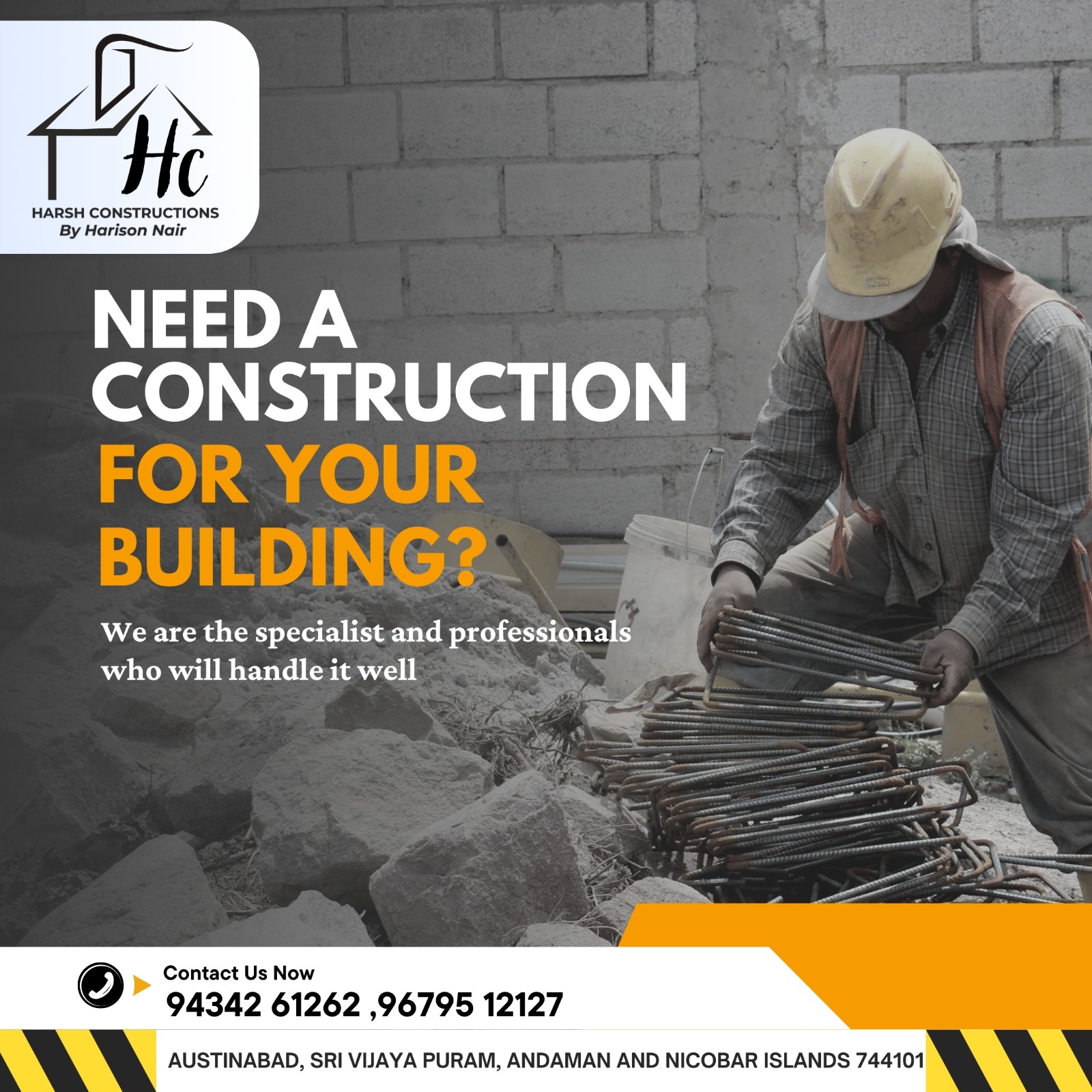 Harsh Constructions – Trusted Building Construction Services in Sri Vijaya Puram