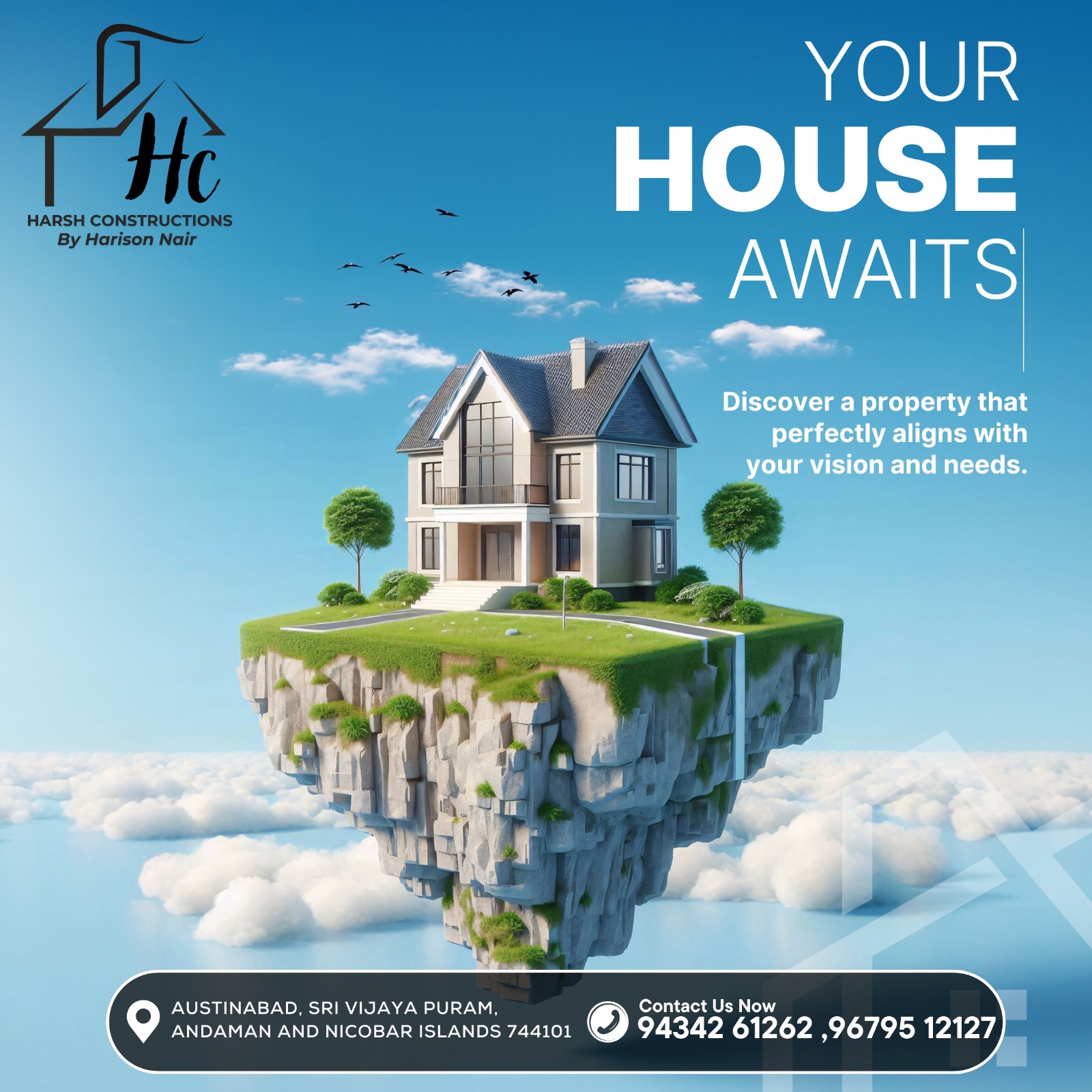 Harsh Constructions – Trusted Building Construction Services in Sri Vijaya Puram