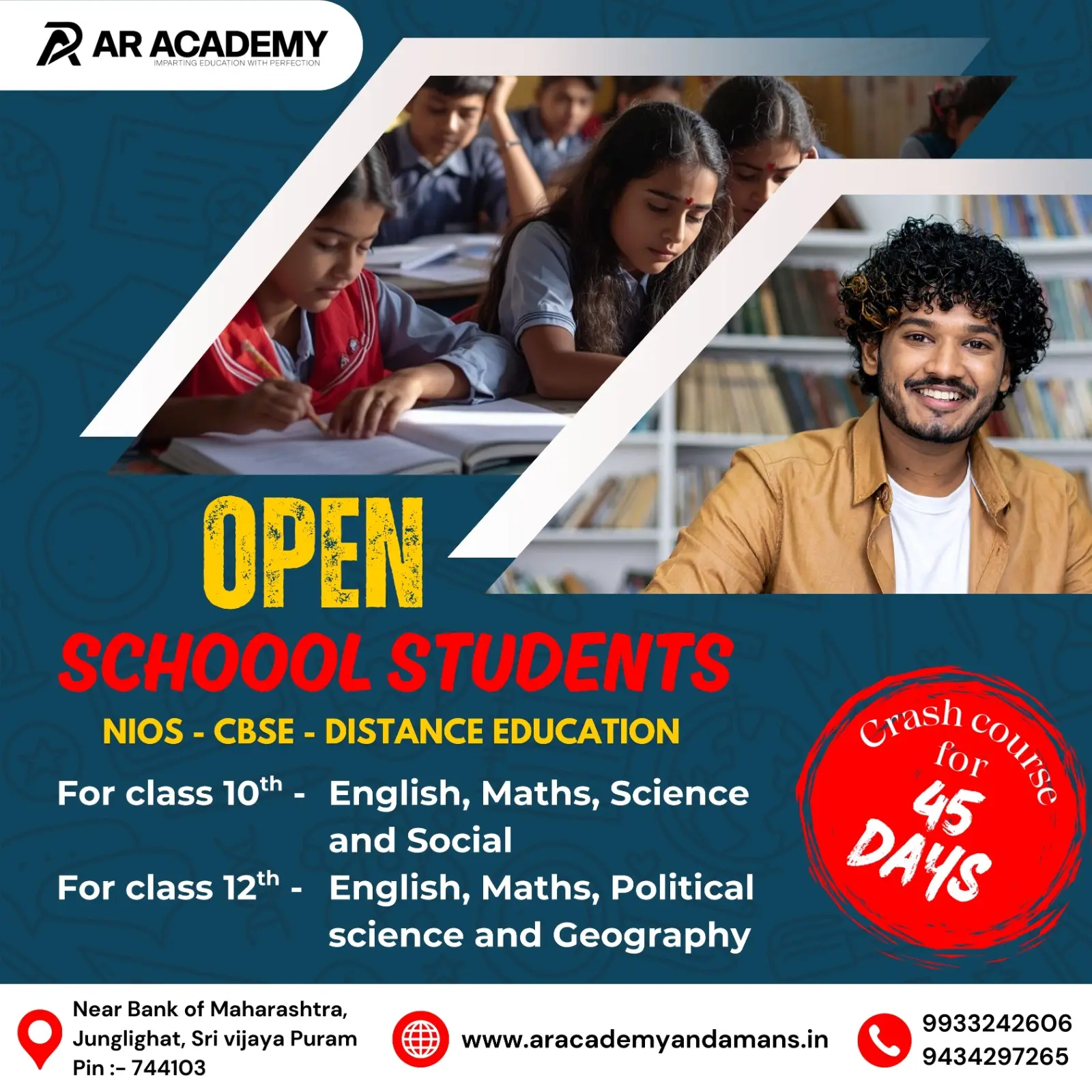 AR ACADEMY – Best Coaching Centre in Port Blair, Andaman 📚