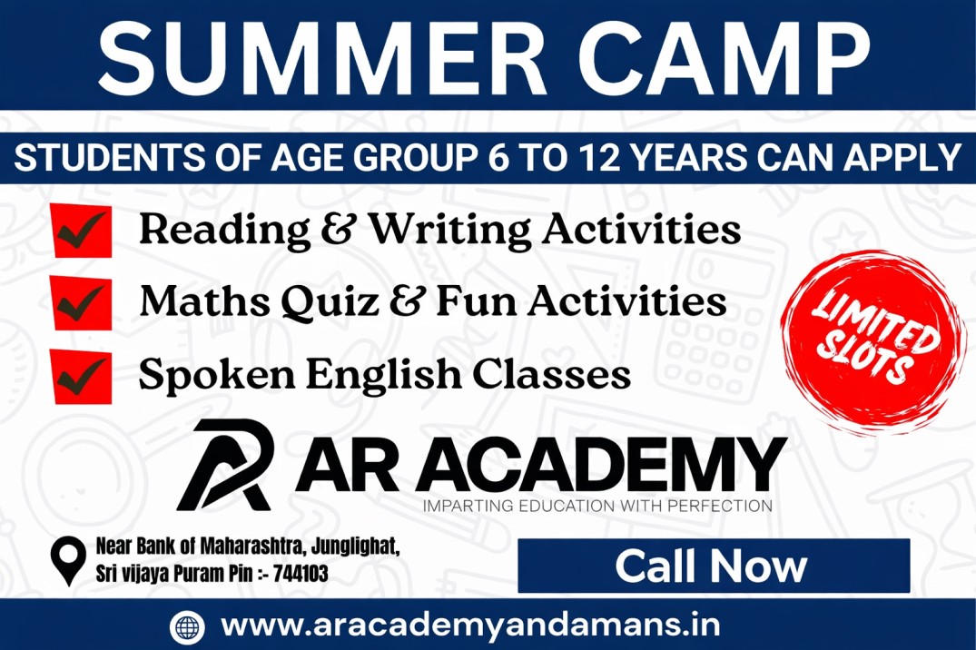 Summer Camp for Students (Age 6–12 Years) at AR Academy