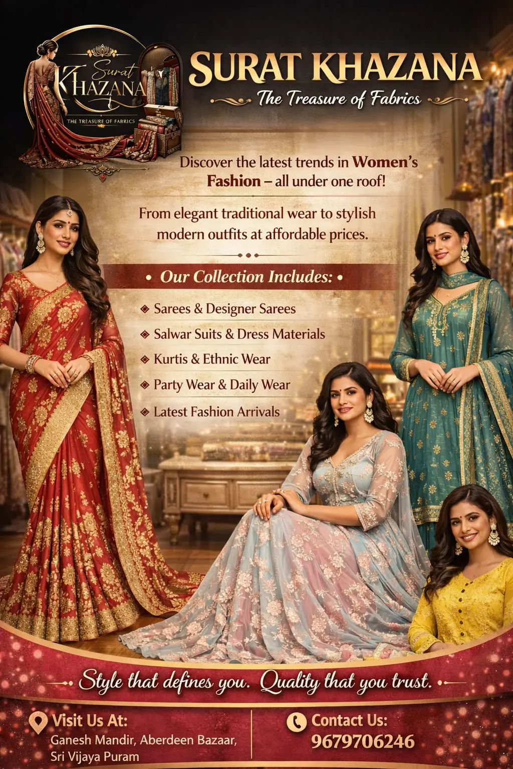 Surat Khazana – The Treasure of Fabrics in Aberdeen Bazaar