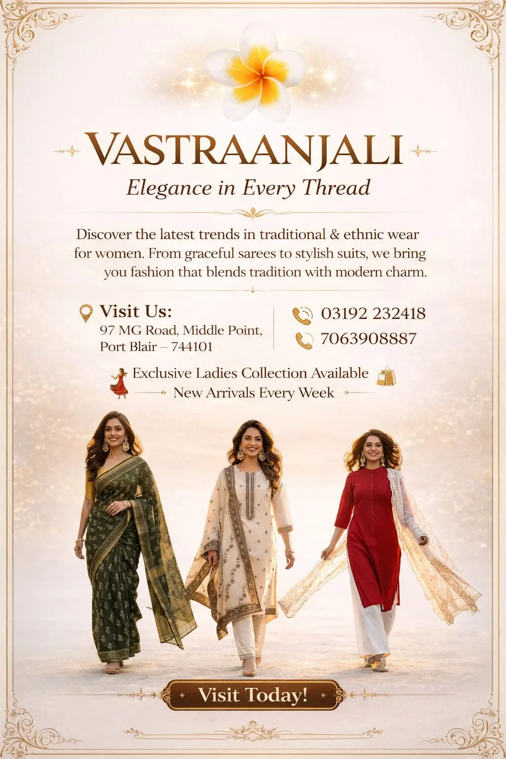 Vastraanjali – Best Saree & Ladies Dress Shop in Middle Point, Port Blair