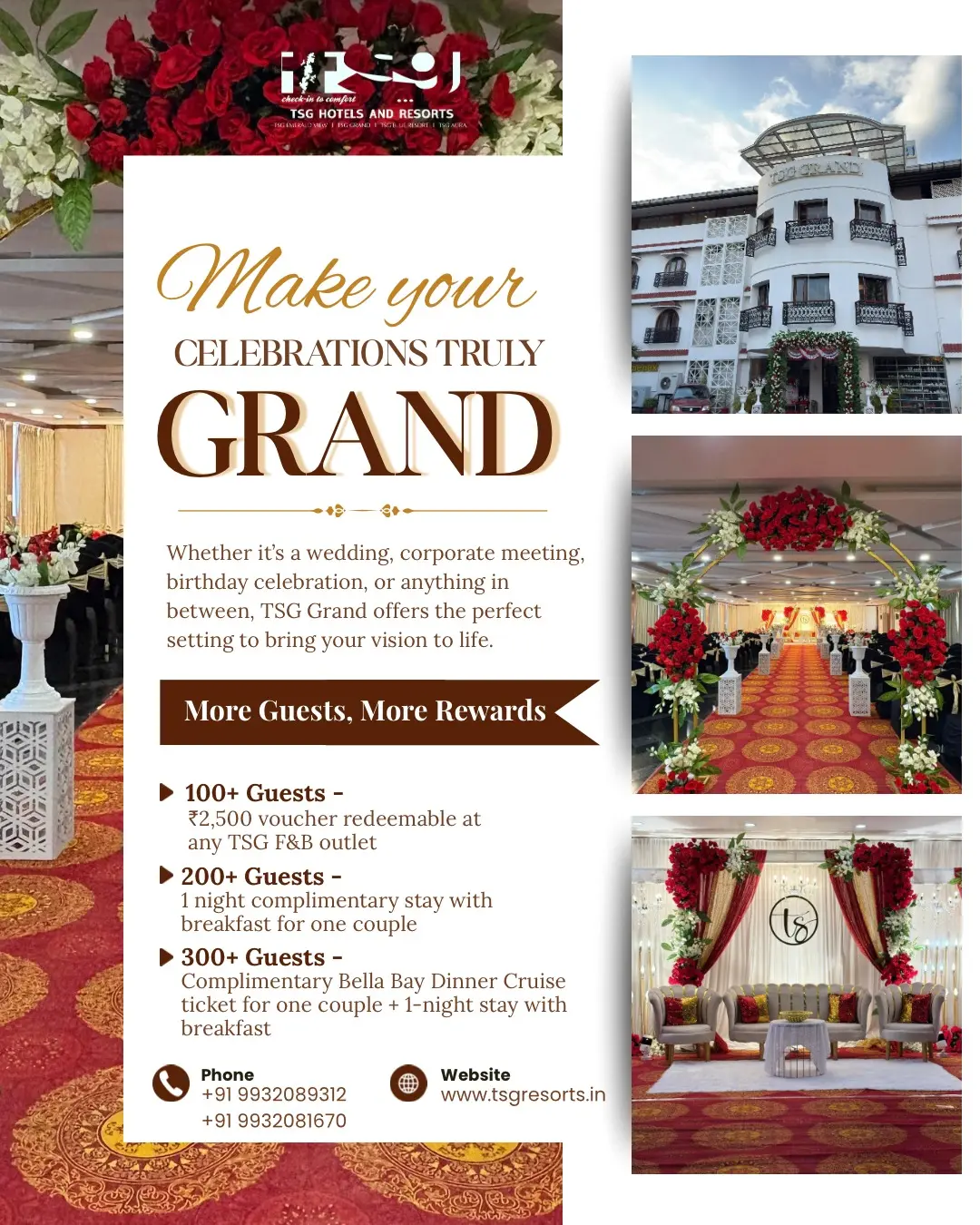 TSG Grand – Premium Wedding & Event Venue in Sri Vijaya Puram