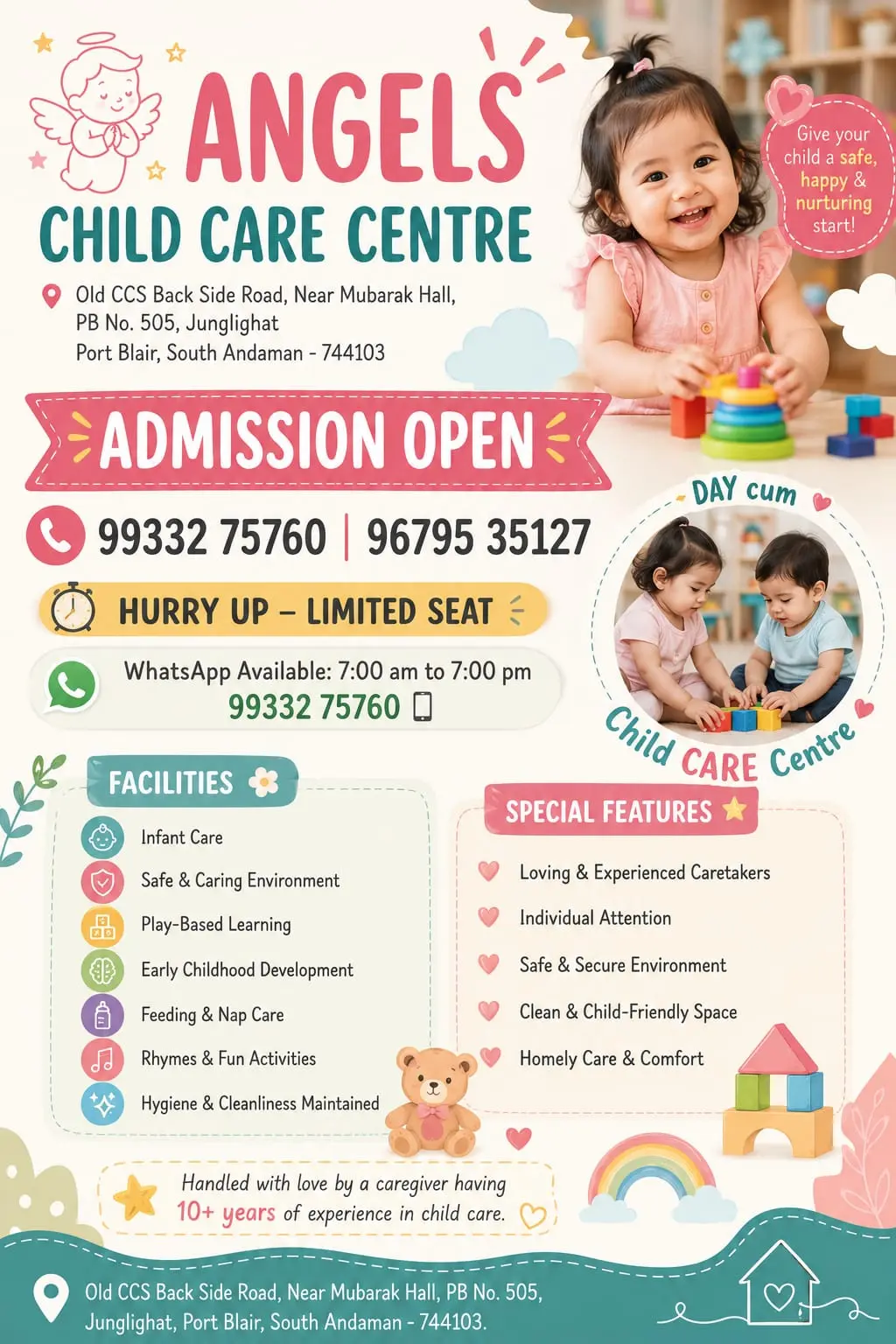 Angels Child Care Centre – Safe, Caring & Trusted Day Care in Port Blair