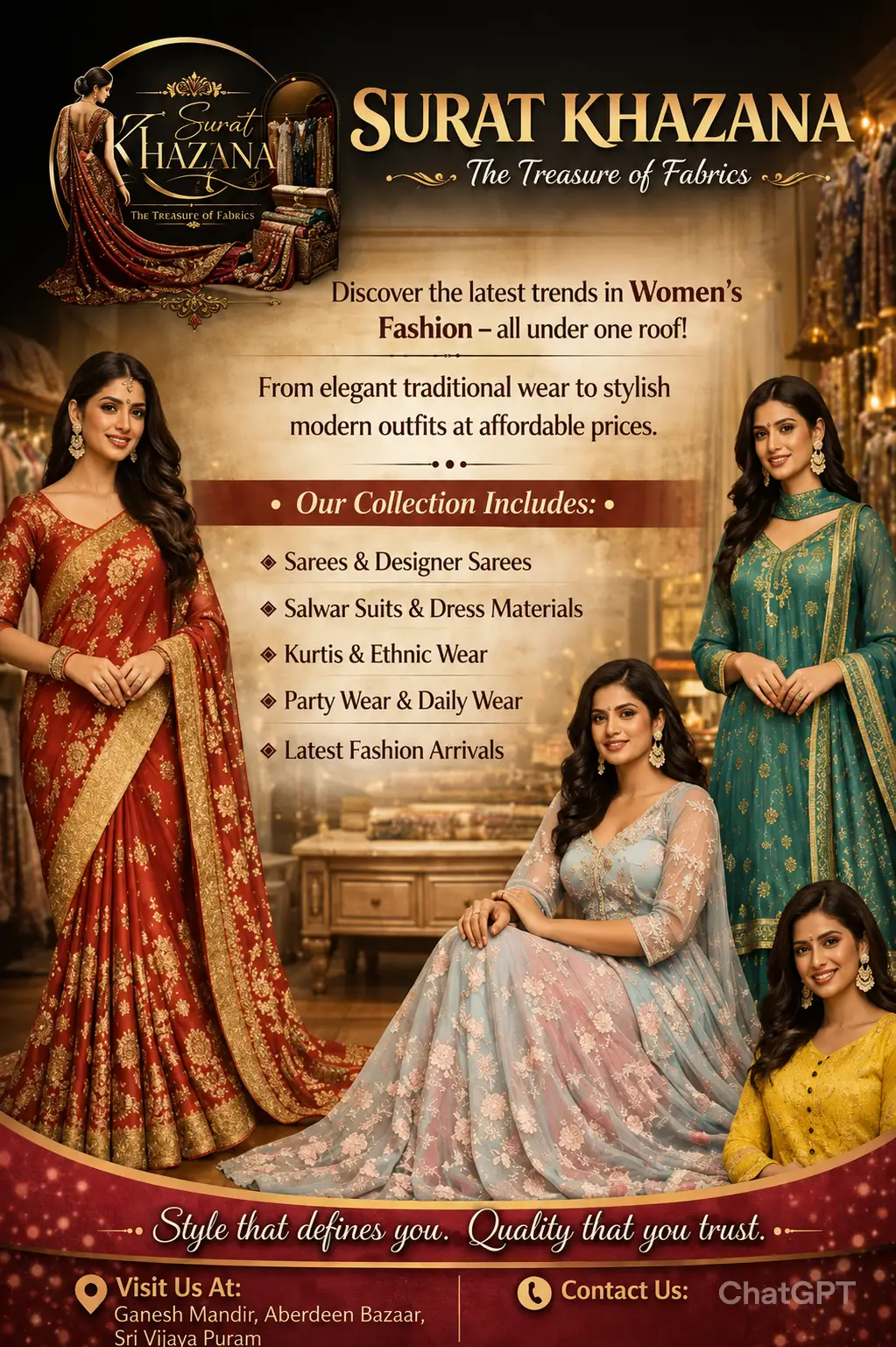 Surat Khazana – The Treasure of Fabrics in Aberdeen Bazaar