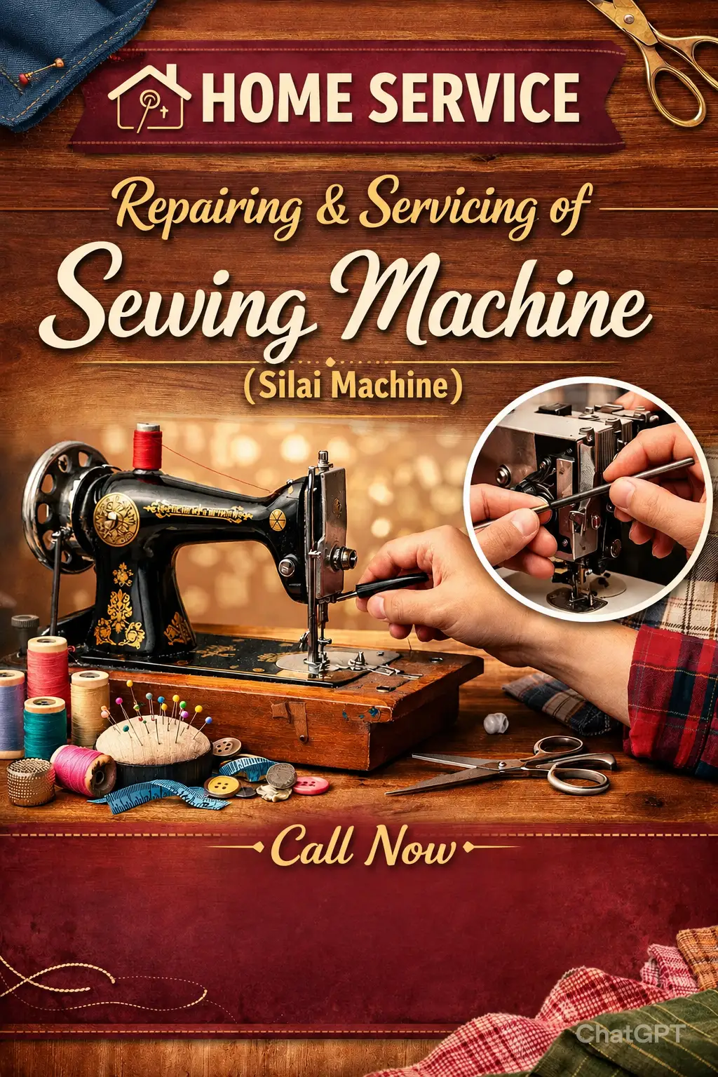 Sewing Machine Repair & Service in Sri Vijaya Puram