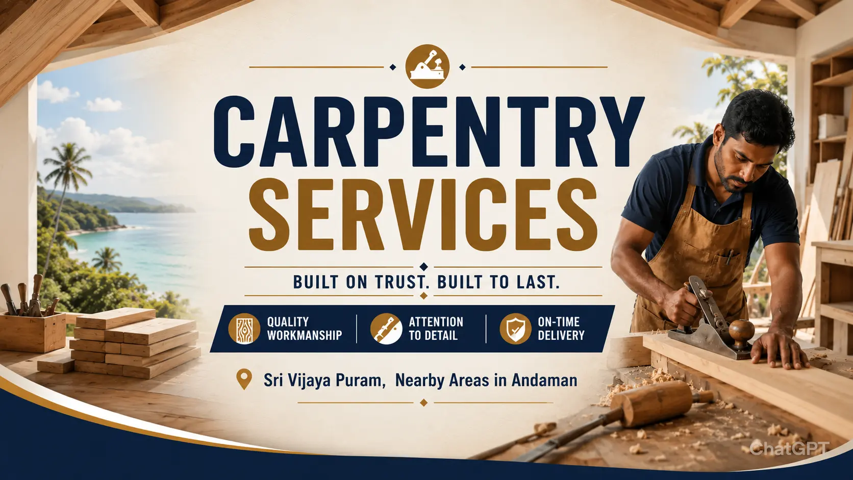 Woodwork & Carpentry Services – Custom Furniture & Interior Woodwork