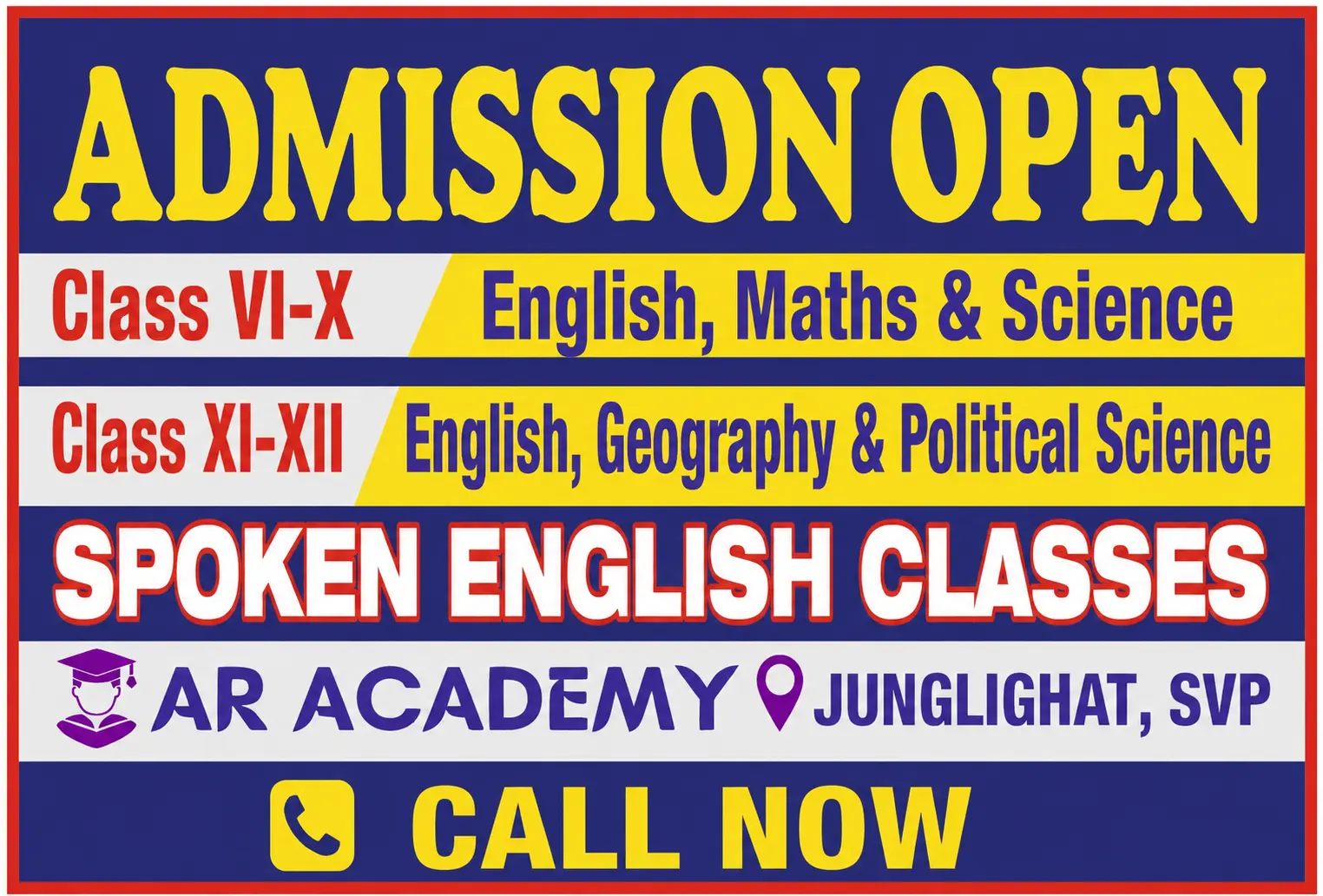 AR Academy – Tuition Classes & Spoken English Coaching in Junglighat, Sri Vijaya Puram